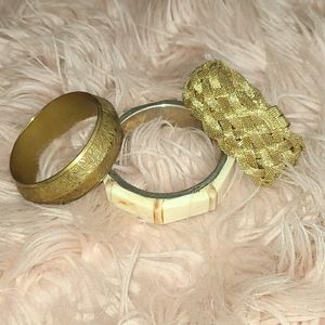 Gold bracelets